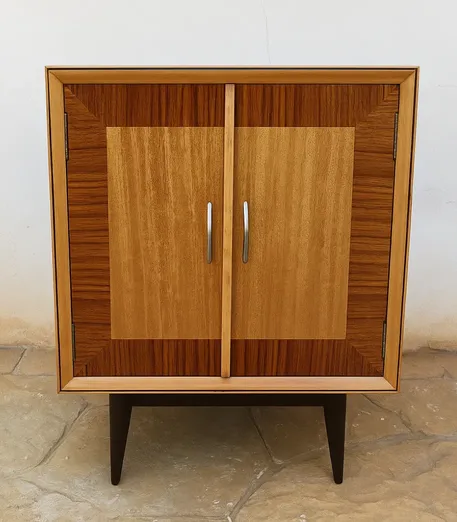 Mueble madera restaurado en Mallorca.